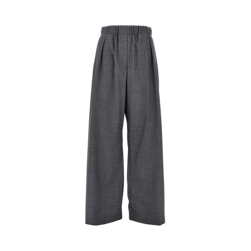 Jil Sander Women Pinstriped Wool Pants